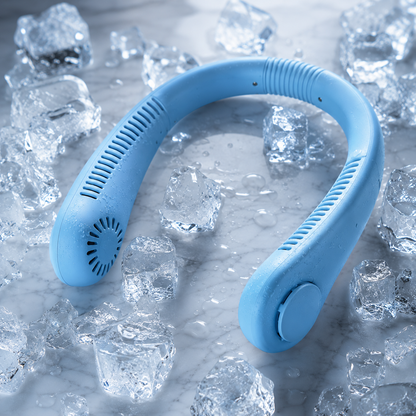 Ventilador de Cuello Portátil Recargable – Sin Aspas y Manos Libres | 3 Velocidades